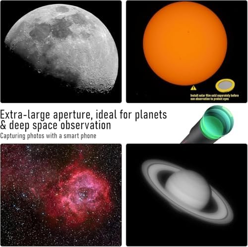 GALAEYES 100mm Aperture Refractor Telescope with Star Finding System