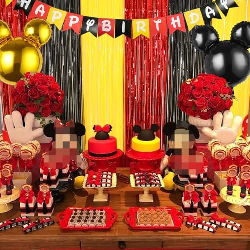 Cartoon Mouse Birthday Decorations 2 Pack