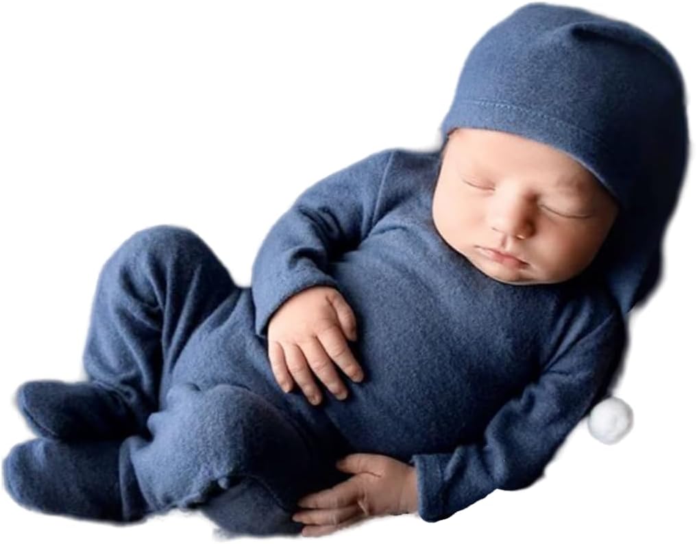Vomdrok Newborn Boy Girl Photography Outfit Set