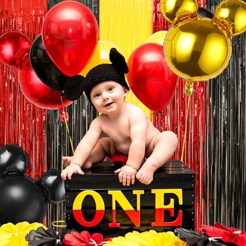 Cartoon Mouse Birthday Decorations 2 Pack