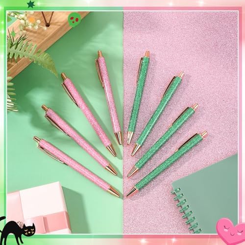 16 Pcs Princess and Witch Glitter Ballpoint Pens