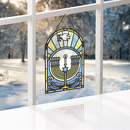 Lovepop Hanukkah Suncatcher Greeting Card