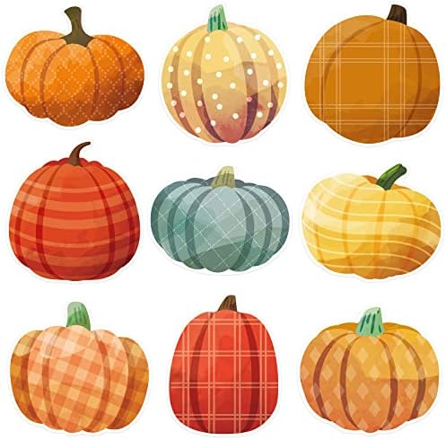 54Pcs Pumpkin Cutouts Fall Decorations