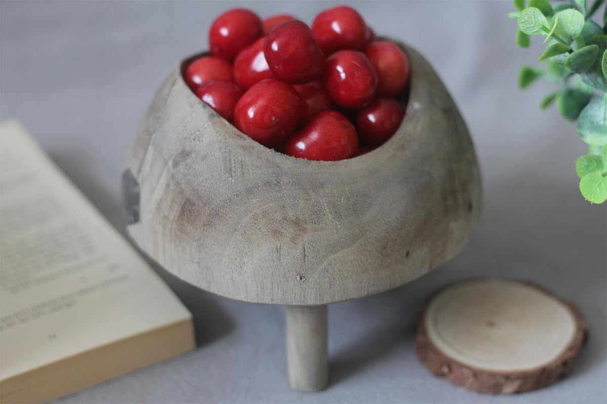 Rustic Wooden Candle Holder with Refillable Candle Sand and 30 Wicks