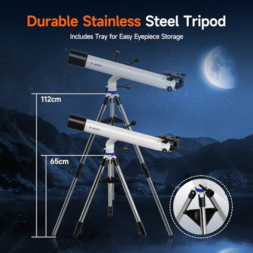 SVBONY SV520 High-Powered Refractor Telescope Kit for Beginners