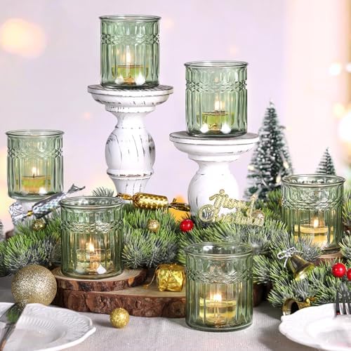 10pcs 7oz Thick Green Candle Jars for Making Candles