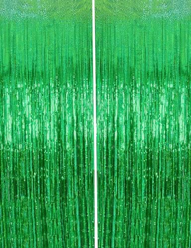 Ofisany Games Green Birthday Decorations 2 Pack