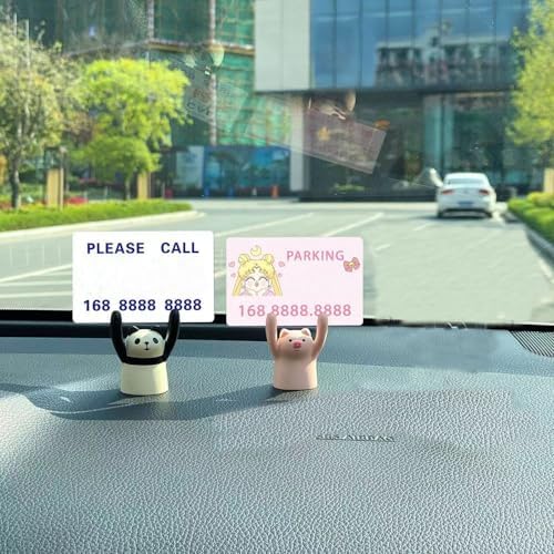 7Pcs Cute Raising Hand Animal Memo Holder Resin Clips