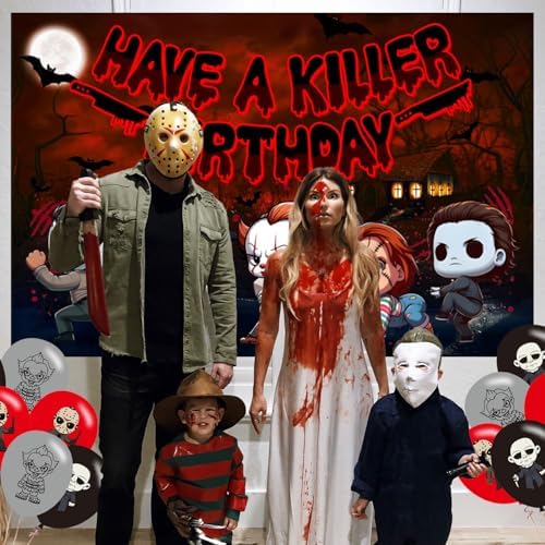 Halloween Horror Party Backdrop 5x3ft