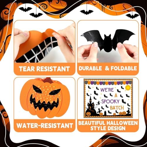 Halloween 3D Bulletin Board Decor Set