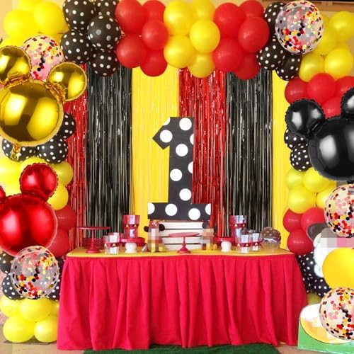 Cartoon Mouse Birthday Decorations 2 Pack