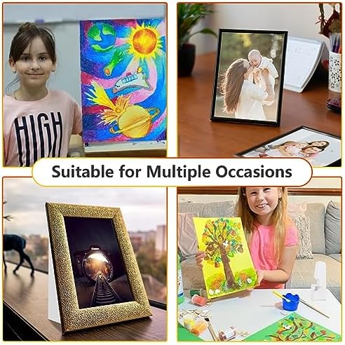 SHUESS 100 Pack 7 Inch Self Adhesive Cardboard Easel Backs