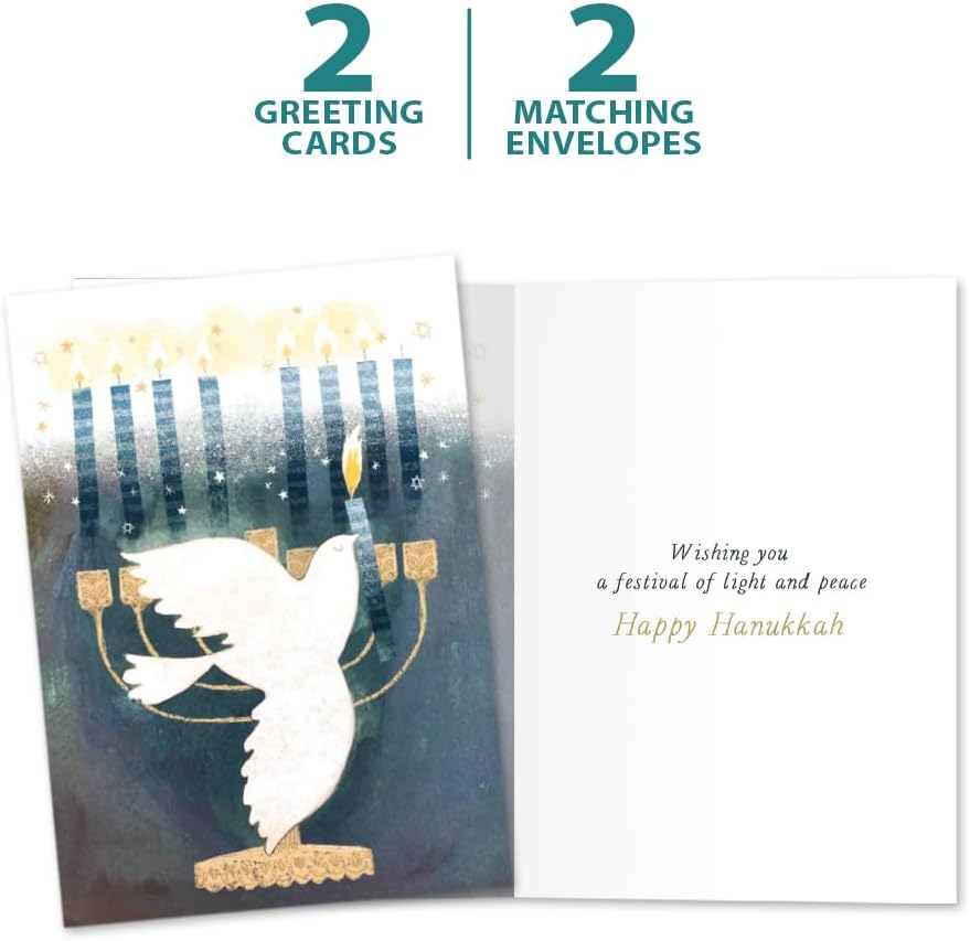 Tree-Free Greetings Hanukkah Card Set