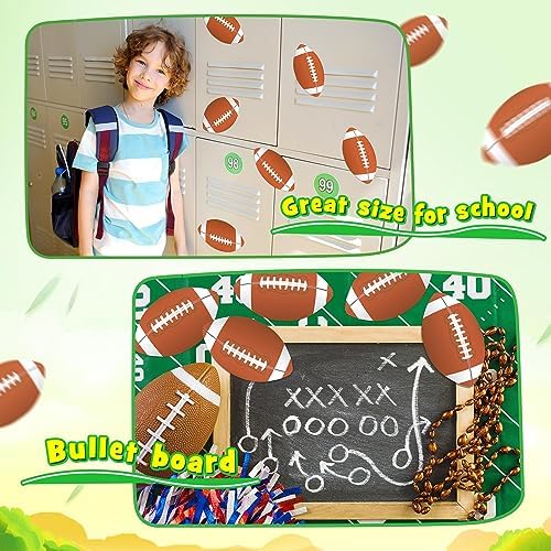 Tenceur 80 Pcs Football Cutouts Wall Decorations with Glue Dots