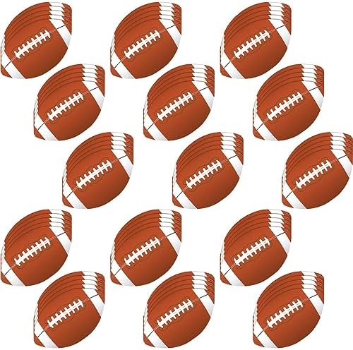Tenceur 80 Pcs Football Cutouts Wall Decorations with Glue Dots