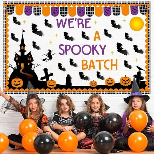 Halloween 3D Bulletin Board Decor Set