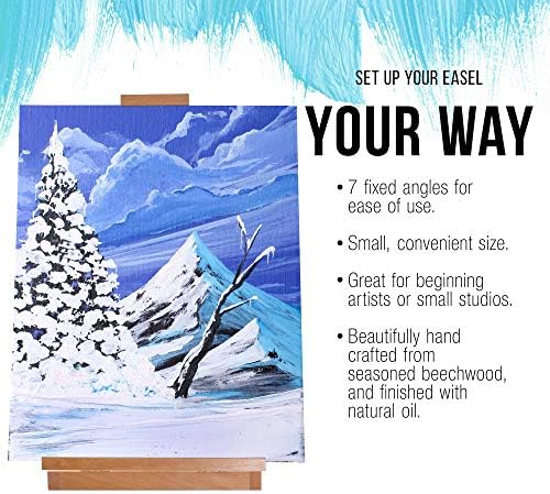US Art Supply Venice H-Frame Tabletop Easel