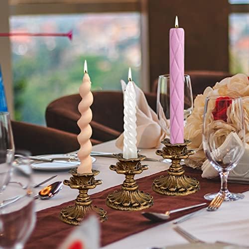 PATIKIL 3Pack Taper Candle Molds for Creative Crafts