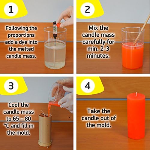Red Candle Dye 2oz Blocks for Soy Candle Making