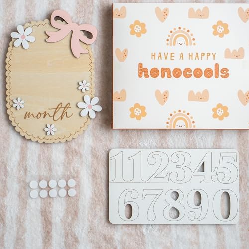 Baby Monthly Milestone Sign Double-Sided 1-12