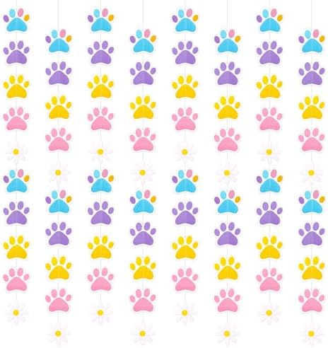 8-Pack Blue Dog Birthday Decorations for Parties