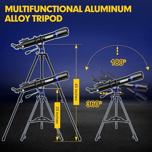 Yenguan 90mm Aperture Telescope with Tripod and Phone Adapter