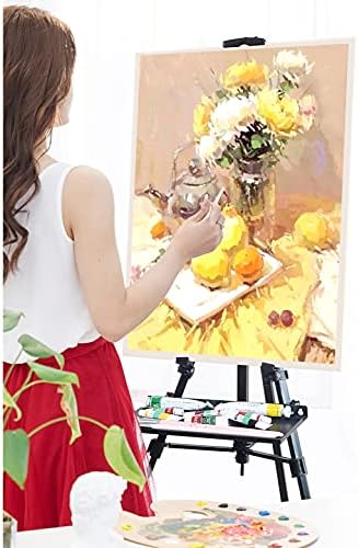 Strong and Durable Portable Easel Art Stand with Carry Bag Black