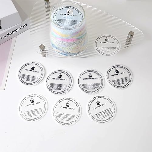 Honbay 100PCS Paper Candle Dust Protectors with Pull Tabs 55mm