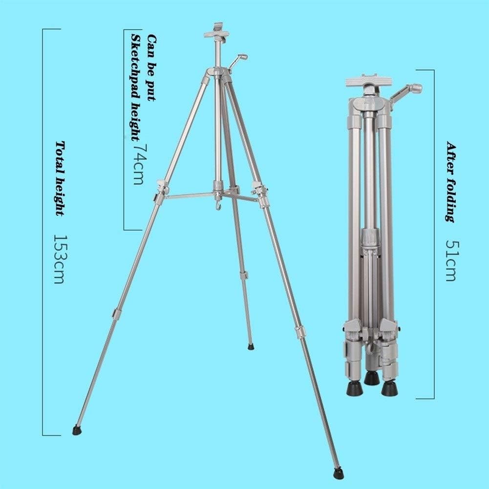 KOMFGT Red Easel with 4K Drawing Board Portable