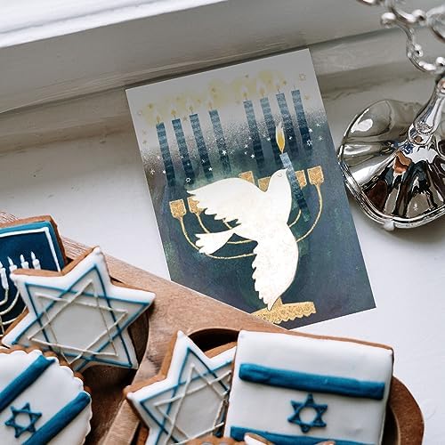 Tree-Free Greetings Hanukkah Greeting Cards 10 Pack
