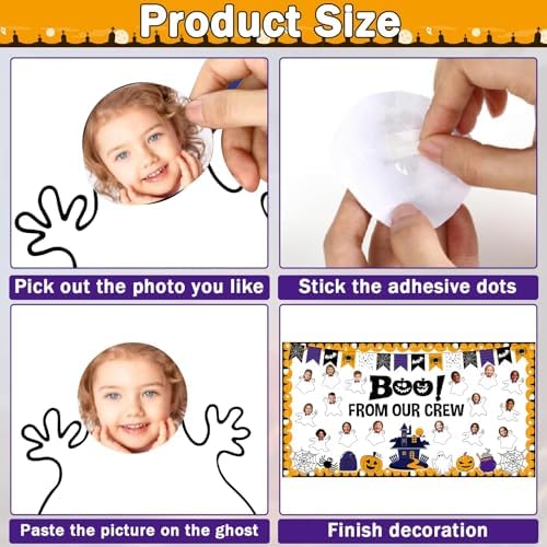 Halloween Ghost Bulletin Board Set for Classroom Decorations
