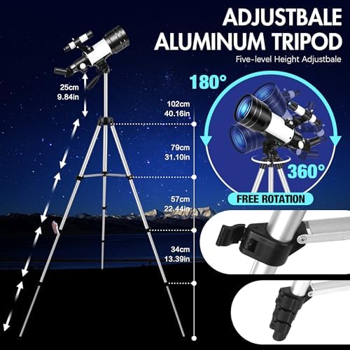 HUGERSTAR 70mm Telescope for Adults and Kids