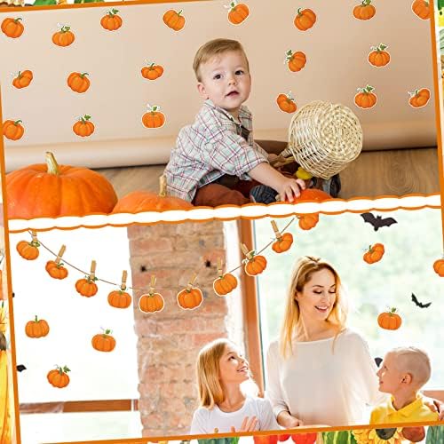 60 Piece Pumpkin Cutouts for Fall Bulletin Board Decor