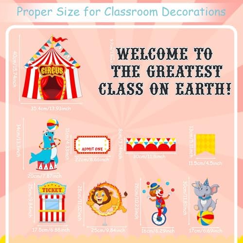 Funrous Carnival Bulletin Board Set Welcome to the Greatest Class on Earth