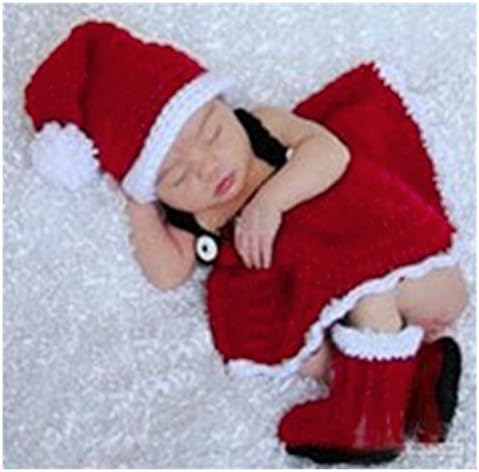 Zeroest Baby Christmas Photo Props Santa Hat and Boots