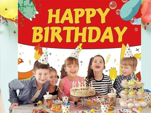 5x3ft Cartoon Monster Birthday Photo Backdrop