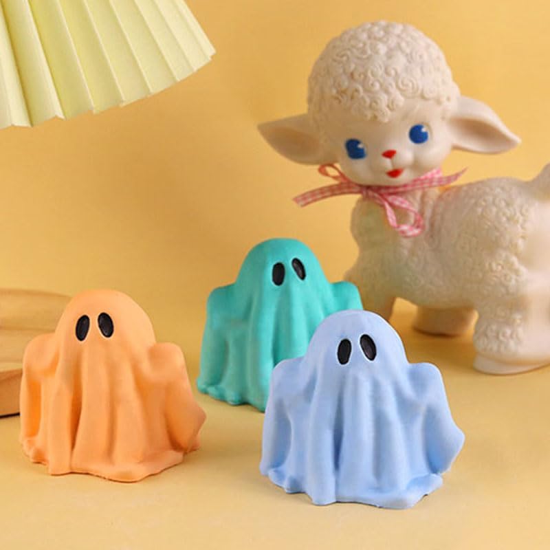 Halloween Ghost Candle Silicone Mold DIY Kit