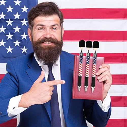 PerKoop 48 Pcs American Flag Pens for Patriotic Events