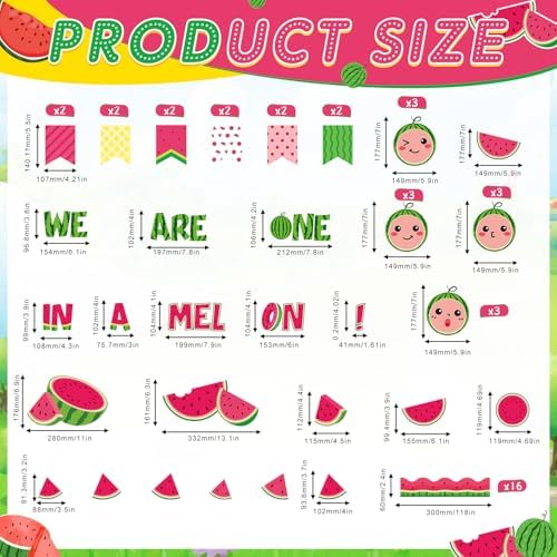 Pajean Watermelon Bulletin Board Classroom Decor Set