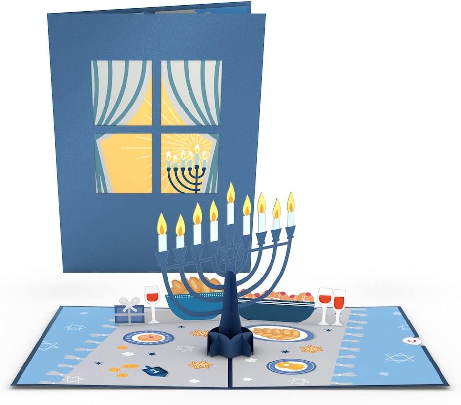 Lovepop Hanukkah Pop-Up Card 5x7 Inches