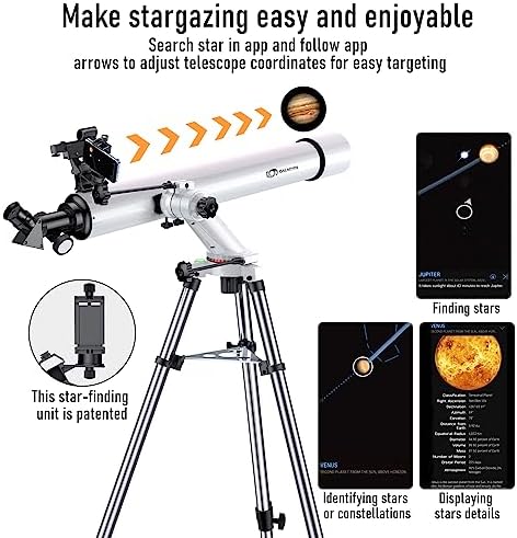 GALAEYES 100mm Aperture Telescope with StarFinding System for iOS and Android