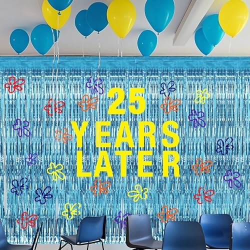 Cartoon Sponge Birthday Banner Decorations Set