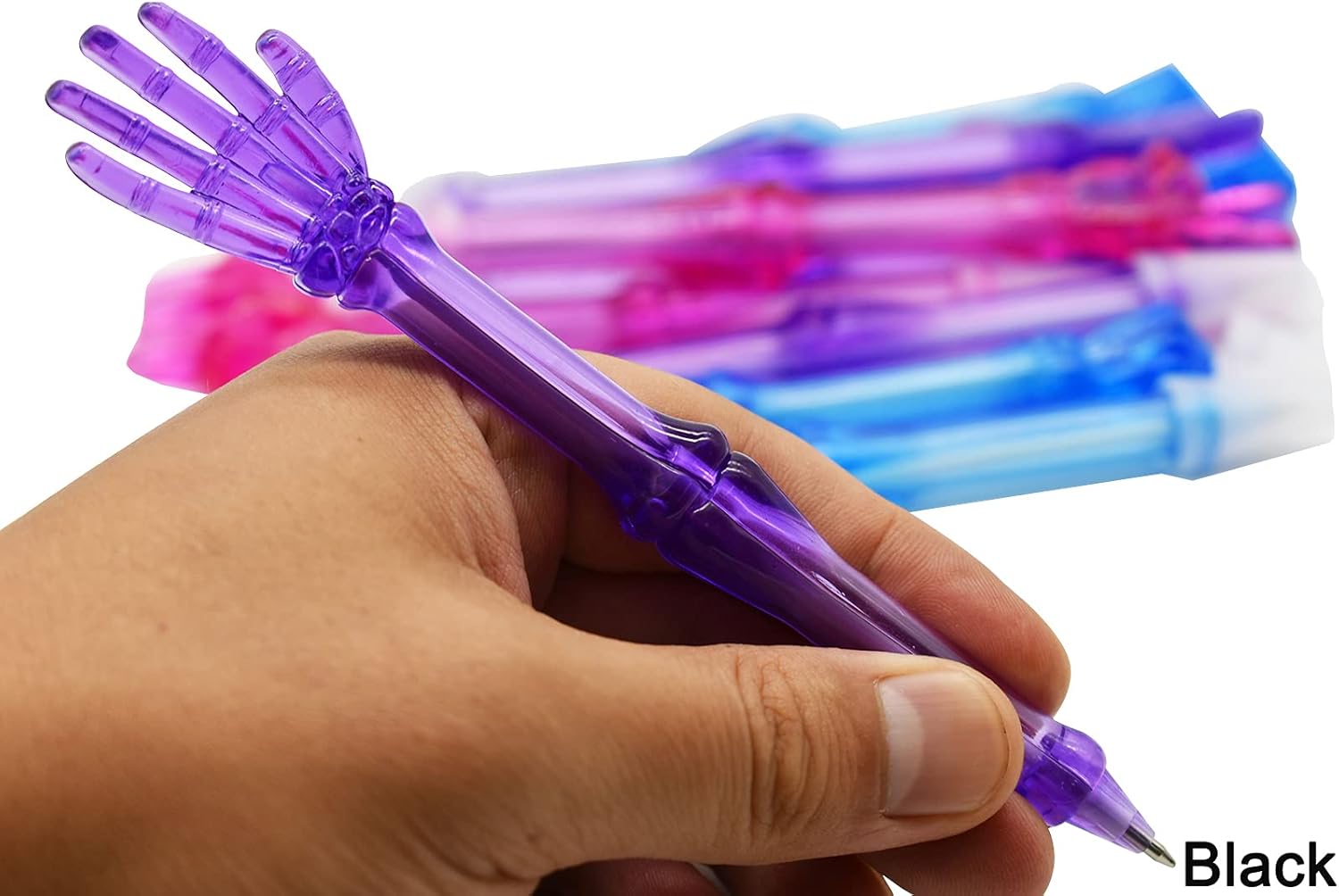 Maydahui 12 Piece Halloween Bone Shaped Ballpoint Pen Set