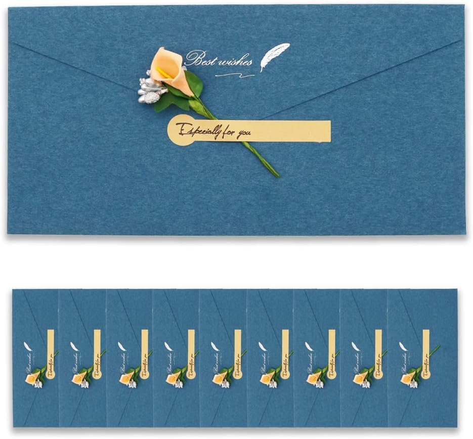 Fancy Vintage Envelopes With Greeting Cards