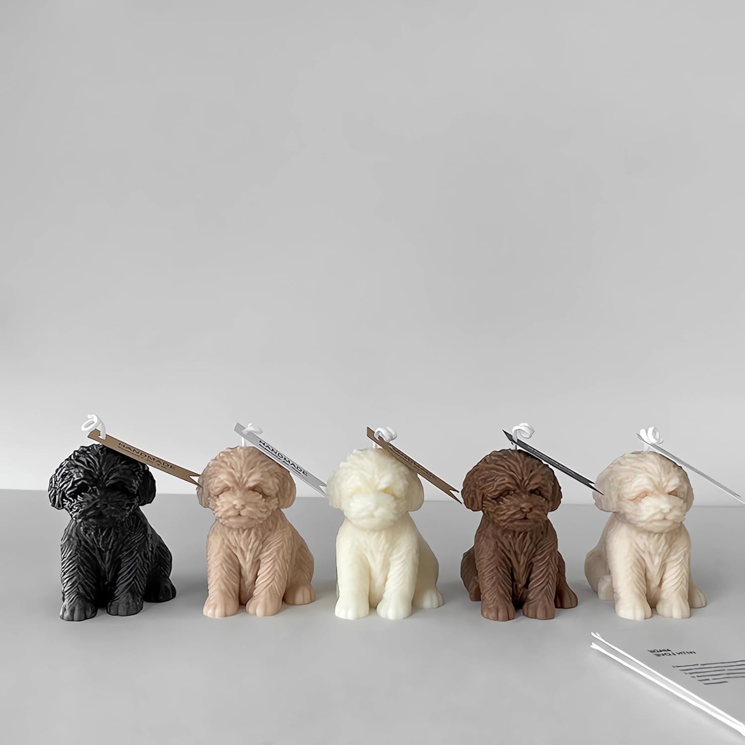 Cute Teddy Dog Candle Mold for DIY Crafts