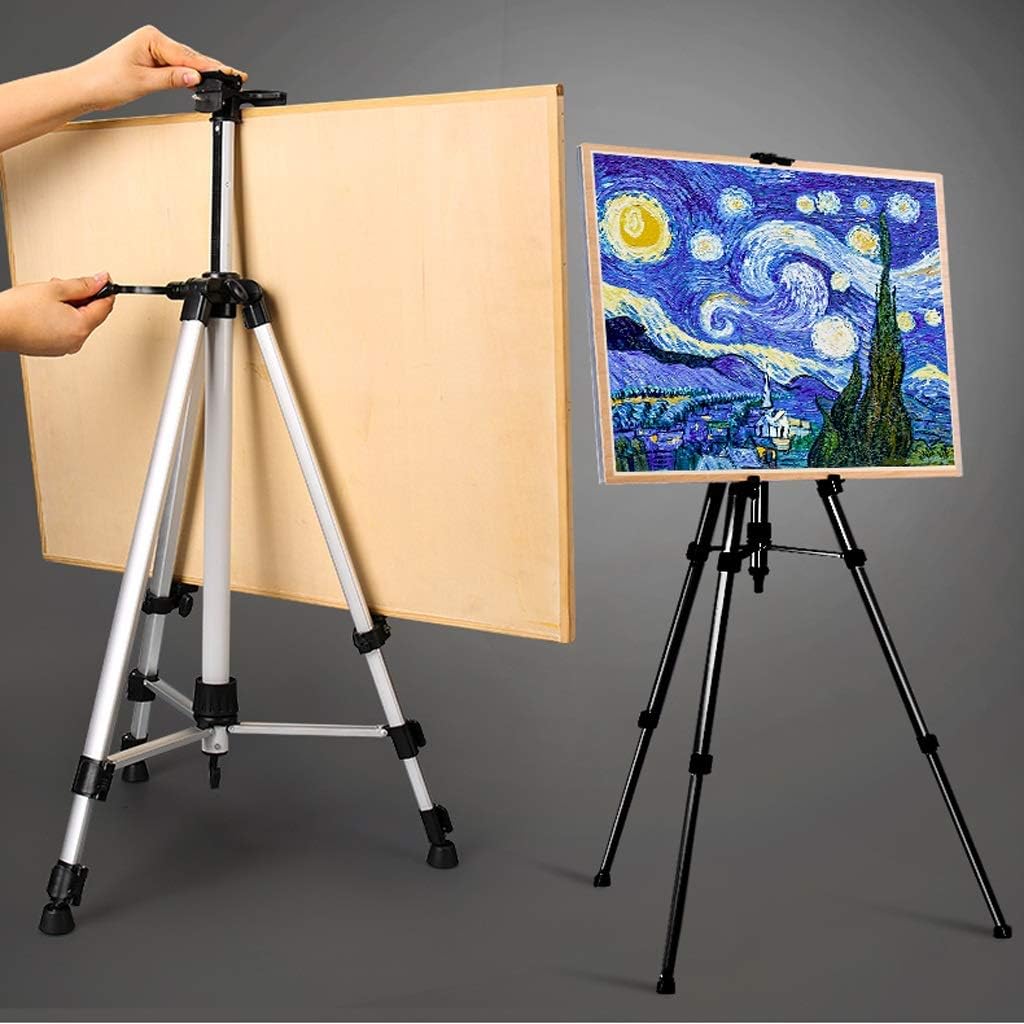 Adjustable Aluminum Alloy Retractable Easel for Art and Display