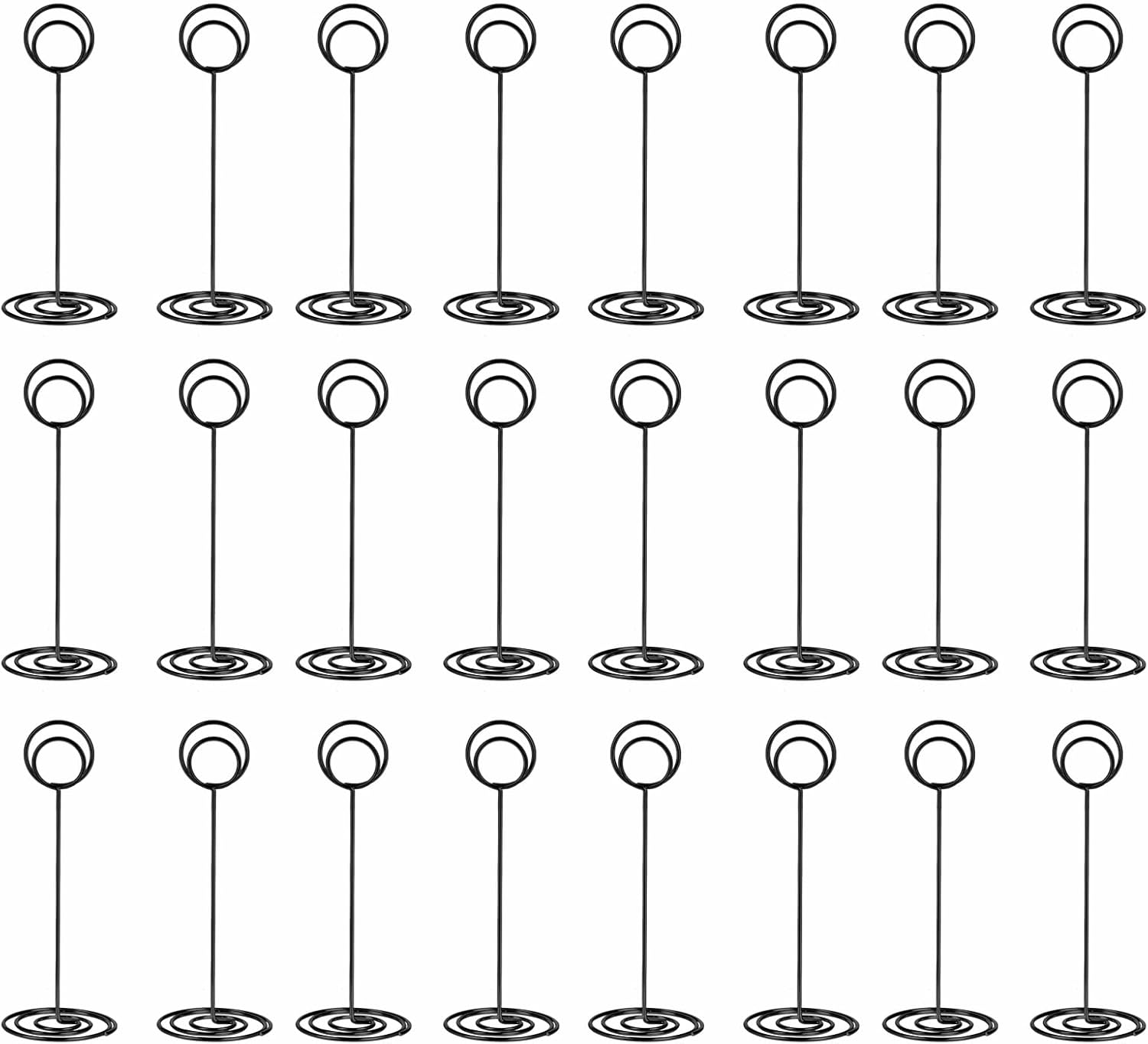 24 Pack 875 Inch Table Number Holders Reusable Memo Stand