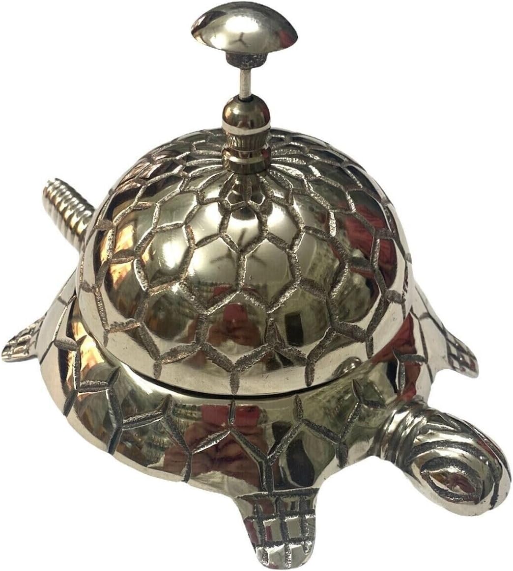 ROYALANTIQUE Nautical Tortoise Style Ornate Call Bell