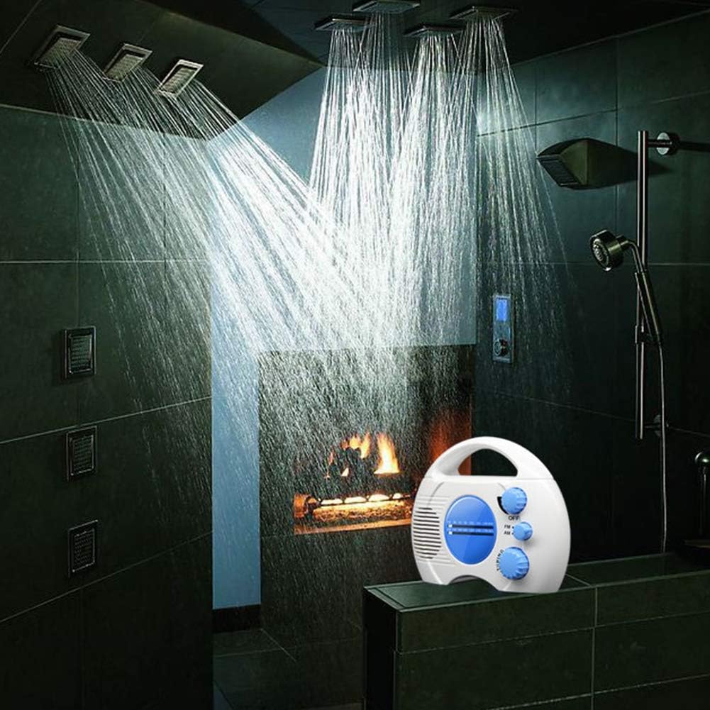 Etiger AM FM Waterproof Hanging Shower Radio