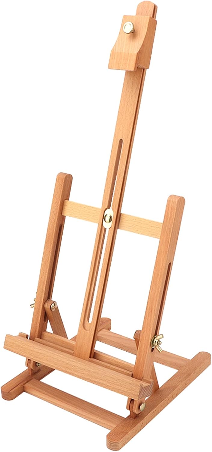 Adjustable Wooden Tabletop H-Frame Easel for Artists